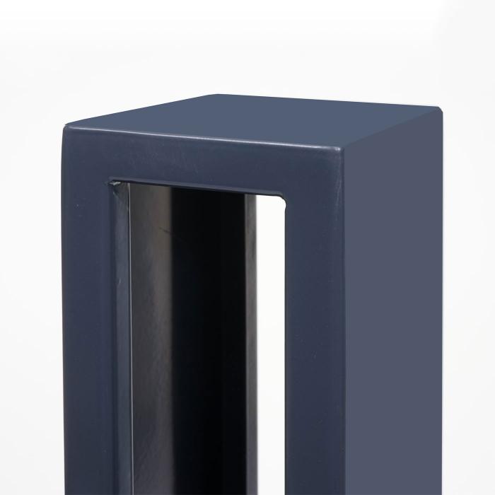 Fahrradbgel HWC-J80, Fahrradstnder Anlehnbgel, verzinkter Stahl Outdoor-pulverbeschichtet 87x10x13cm ~ anthrazit