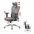 SIHOO Bürostuhl Schreibtischstuhl, ergonomisch, verstellbare Lordosenstütze, 150kg belastbar ~ ohne Fußstütze, grau