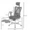 Bemaungsbild fr Produkt SIHOO Brostuhl Schreibtischstuhl, ergonomisch, verstellbare Lordosensttze, 150kg belastbar ~ mit Fusttze, schwarz