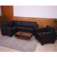 Modular Sofa-System Couch-Garnitur Lyon 4-1, Kunstleder ~ schwarz