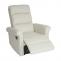 Fernsehsessel HWC-J96, Relaxsessel Sessel Liegesessel, Liegefunktion verstellbar Kunstleder ~ creme-wei