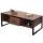 Couchtisch HWC-A27b, Beistelltisch Wohnzimmertisch, 3D-Struktur, 45x110x60cm MVG-zertifiziert, Metall ~ Wildeiche-Optik Couchtisch HWC-A27b, Beistelltisch Wohnzimmertisch, 3D-Struktur, 45x110x60cm MVG-zertifiziert, Metall ~ Wildeiche-Optik