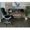 Schreibtisch HWC-J79, Brotisch Computertisch Arbeitstisch, Schublade 120x50cm Holz Metall ~ Walnuss-Optik