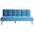 Sofa HWC-K21, Klappsofa Couch Schlafsofa, Nosagfederung Schlaffunktion Liegeflche 181x107cm ~ Samt, blau