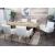 6er-Set Esszimmerstuhl HWC-K34, Küchenstuhl Polsterstuhl Stuhl mit Armlehne, Öko-Tex Bouclé Stoff/Textil Metall ~ weiß