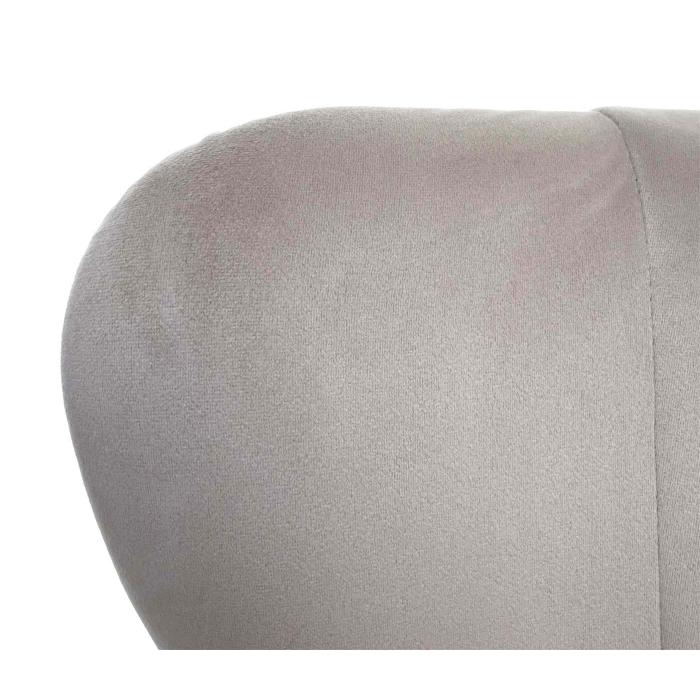Lounge-Sessel HWC-K37, Cocktailsessel Polstersessel Sessel, Samt (280g/m) ~ taupe