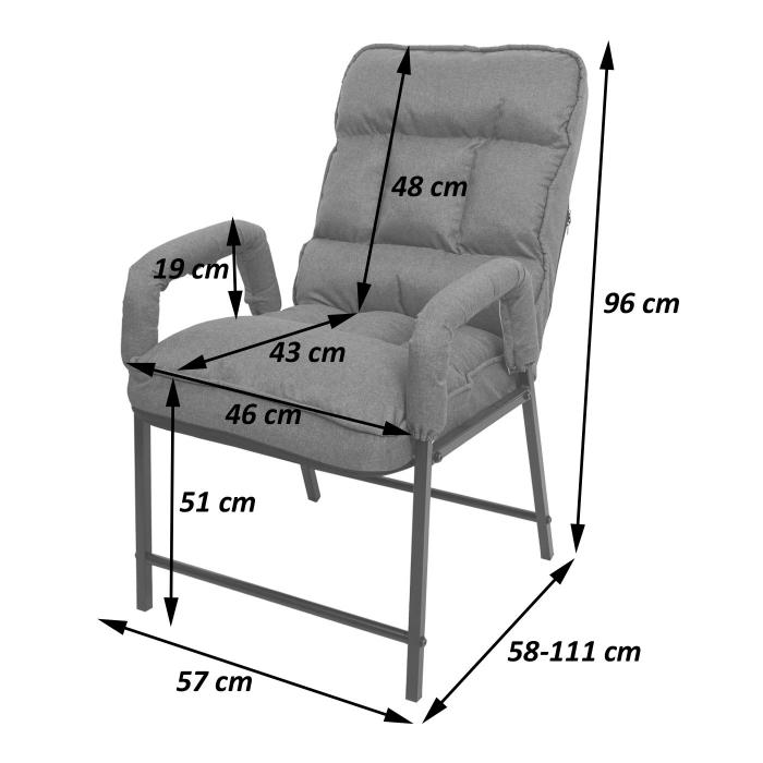 Esszimmerstuhl HWC-K40, Stuhl Polsterstuhl, 160kg belastbar Rckenlehne verstellbar Metall ~ Stoff/Textil creme-beige