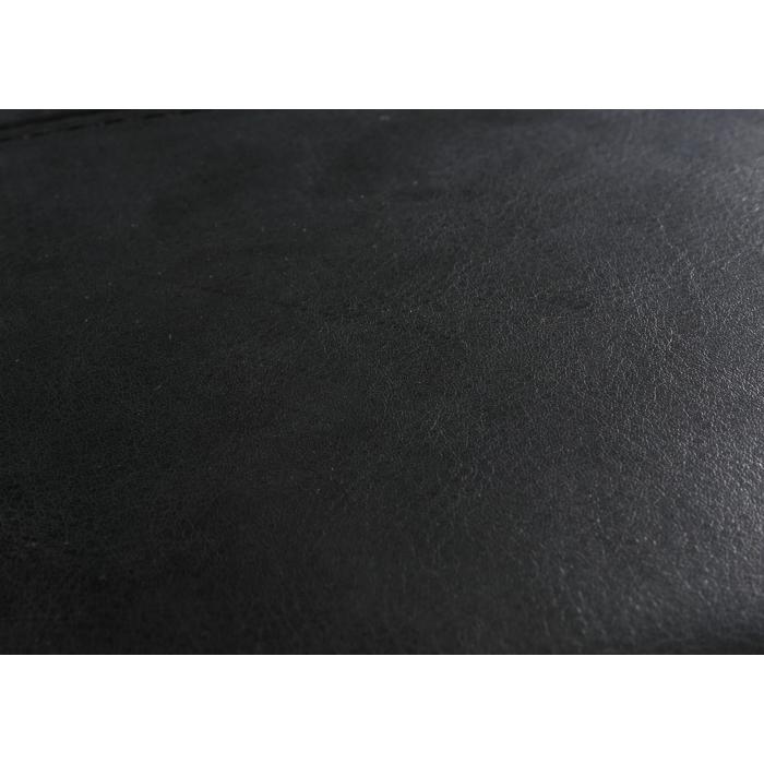 2er-Set Sitzwrfel Hocker Sitzhocker Onex, Leder + Kunstleder, 36x36x36cm MVG-zertifiziert ~ schwarz