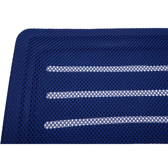 2er-Set Konferenzstuhl HWC-K51, Besucherstuhl Freischwinger, 150kg belastbar Stoff/Textil ~ blau