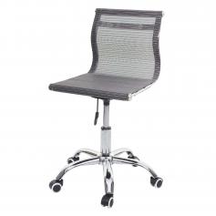 Bürostuhl HWC-K53, Drehstuhl Schreibtischstuhl Computerstuhl, Netzbezug Stoff/Textil ~ grau