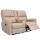 2er Kinosessel HWC-K17, Relaxsessel Fernsehsessel Sofa, Nosagfederung Getrnkehalter Fach ~ Stoff/Textil beige