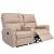 2er Kinosessel HWC-K17, Relaxsessel Fernsehsessel Sofa, Nosagfederung Getrnkehalter Fach ~ Stoff/Textil beige