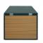 B-Ware (Beschdigt SK3) | XL Mhroboter-Garage mit Deckel HWC-L45, fr Rasenmher, WPC Metall 43x70x90cm ~ Eiche-Optik