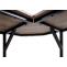 Eck-Schreibtisch HWC-K66, Computertisch Arbeitstisch, MVG-zertifiziert 76x125x125cm, MDF Metall ~ naturfarben