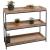 Regal HWC-K71, Standregal Pflanzregal Bcherregal, Holz Metall 3 Ablagen 90x100x35cm MVG-Zertifiziert ~ naturfarben