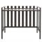 Verkleidung fr Klimaanlage/Wrmepumpe HWC-K58, Abdeckung Schutzgitter Pflanzenregal, Metall 80x90x39cm ~ braun
