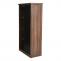 Wohnzimmerset aus Schrank und Sideboard HWC-K75, Schiebetre Staufcher, Holz-Optik Industrial Metall ~ braun