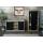 Wohnzimmerset aus Schrank und Sideboard HWC-K75, Schiebetüre Staufächer, Holz-Optik Industrial Metall ~ naturfarben Wohnzimmerset aus Schrank und Sideboard HWC-K75, Schiebetüre Staufächer, Holz-Optik Industrial Metall ~ naturfarben