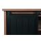 Sideboard HWC-K75, Highboard Regal Schrank, Schiebetre 7 Fcher, Holz-Optik Industrial Metall 84x150x40cm ~ braun