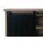Wohnzimmerset aus Schrank und Sideboard HWC-K75, Schiebetre Staufcher, Holz-Optik Industrial Metall ~ naturfarben