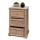 Kommode HWC-K87, Schubladenschrank Schrank, Holz Rattan 63x40x28cm ~ naturfarben