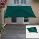 Sonnenschirm N23, Gartenschirm, 2x3m rechteckig neigbar, Polyester/Alu 4,5kg UV-Schutz 50+ ~ grün