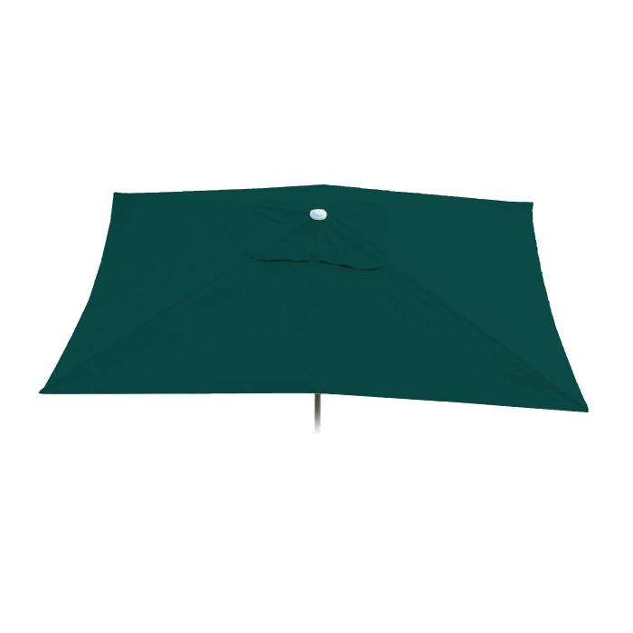 Ersatz-Bezug fr Sonnenschirm N23, Sonnenschirmbezug Ersatzbezug, 2x3m rechteckig Stoff/Textil 4,5kg UV 50+ ~ grn