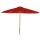 Sonnenschirm Florida, Gartenschirm Marktschirm,  3m Polyester/Holz ~ rot