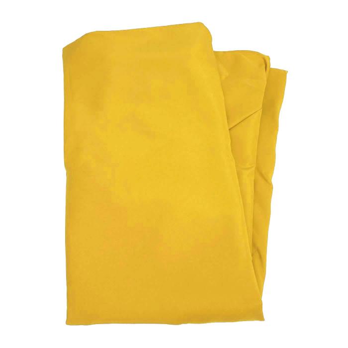 Ersatz-Bezug fr Sonnenschirm halbrund Parla, Sonnenschirmbezug Ersatzbezug, 270cm Stoff/Textil UV 50+ 3kg ~ gelb