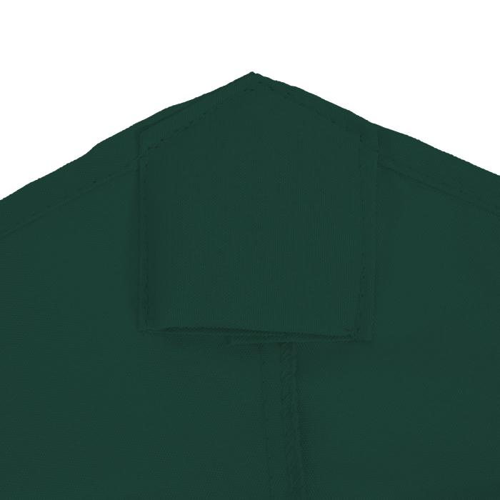 Ersatz-Bezug fr Sonnenschirm halbrund Parla, Sonnenschirmbezug Ersatzbezug, 300cm Stoff/Textil UV 50+ 3kg ~ grn