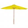 Sonnenschirm Florida, Gartenschirm Marktschirm,  3,5m Polyester/Holz 7kg ~ gelb