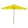 Sonnenschirm Florida, Gartenschirm Marktschirm, Ø 3,5m Polyester/Holz 7kg ~ gelb