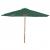 Sonnenschirm Florida, Gartenschirm Marktschirm,  3,5m Polyester/Holz 7kg ~ grn