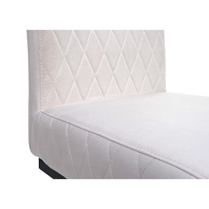 2er-Set Freischwinger HWC-L15, Besucherstuhl Konferenzstuhl Stuhl, Samt Stahl pulverbeschichtet ~ creme-beige