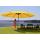 Sonnenschirm Meran Pro, Gastronomie Marktschirm mit Volant  5m Polyester/Alu 28kg ~ gelb ohne Stnder