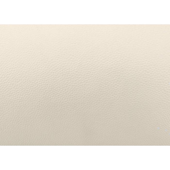 Relaxsessel HWC-L10, Design Fernsehsessel TV-Sessel Liegesessel, Liegefunktion drehbar, Voll-Leder ~ creme-wei