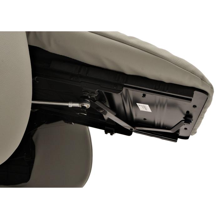 Relaxsessel HWC-L11, Design Fernsehsessel TV-Sessel Liegesessel, Liegefunktion drehbar, Voll-Leder ~ grau