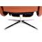 Relaxsessel HWC-L11, Design Fernsehsessel TV-Sessel Liegesessel, Liegefunktion drehbar, Voll-Leder ~ terracotta-braun