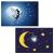 2er-Set LED-Bild Leinwandbild Leuchtbild Wandbild 40x60cm, Timer ~ Kids + 20 Bildpunkte