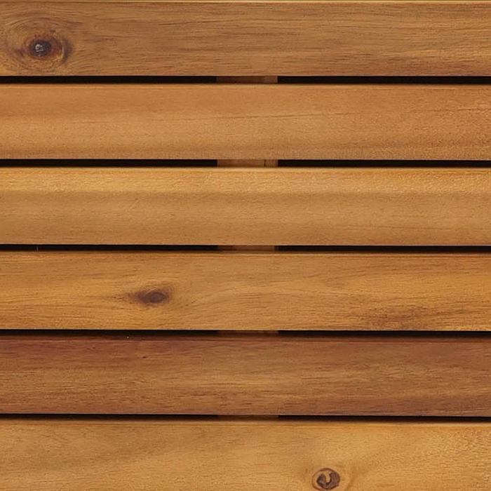 Defekte Ware (Holz lst sich SK3) | Pflanzkasten HWC-L23, Hochbeet, Akazie Holz MVG Aluminium ~ 60x42x42cm braun