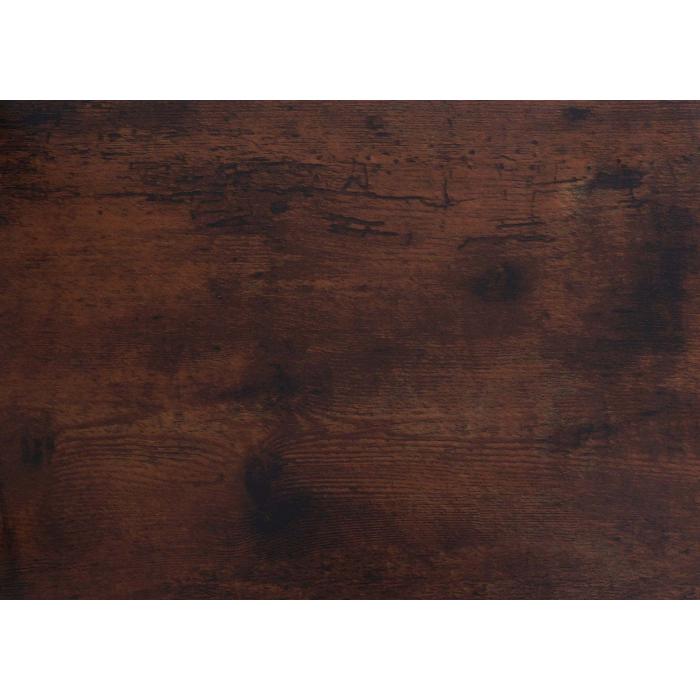 Standregal HWC-K82, Badregal Waschmaschinen-Regal Leiterregal, Industrial Metall Holz 155x64x25cm ~ braun