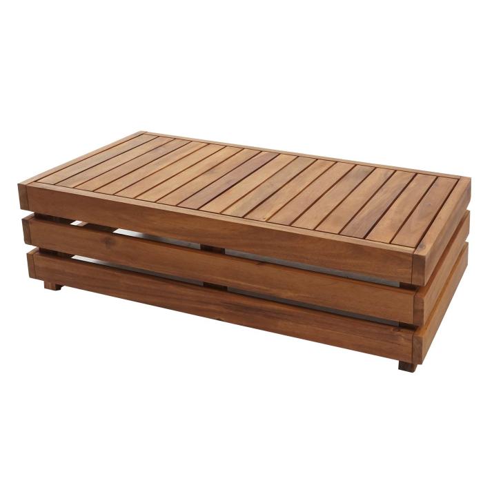 Garten-Garnitur HWC-L28, Lounge-Set Sitzgruppe Lounge-Sessel Sofa, Spun Poly Akazie Holz MVG ~ Polster dunkelgrau