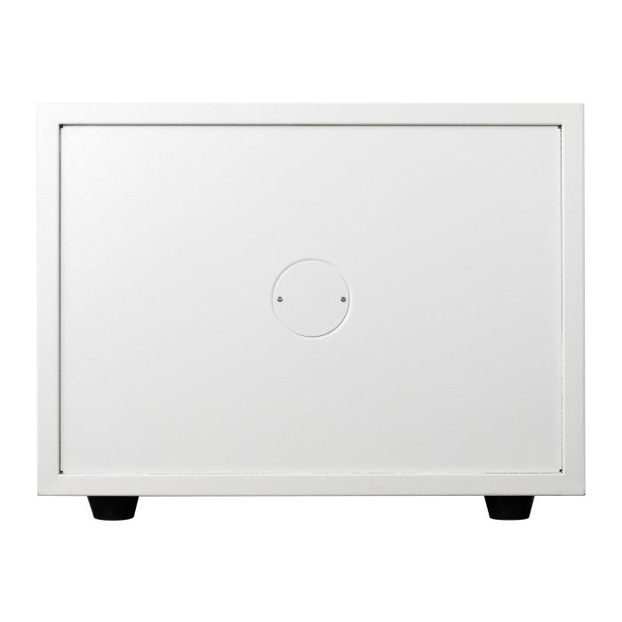 Tresor HWC-L48, feuerfest (60min) Safe Geldschrank Doppelbolzenverriegelung, 44kg Metall 38x50x44cm 19L ~ wei