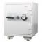 Tresor HWC-L48, feuerfest (60min) Safe Geldschrank Doppelbolzenverriegelung, 72kg Metall 60x46x47cm 39L ~ wei