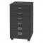 Rollcontainer HWC-L49, Schubladenschrank Stahlschrank Aktenschrank, Metall 75x40x41cm 6 Schubladen ~ dunkelgrau