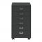 Rollcontainer HWC-L49, Schubladenschrank Stahlschrank Aktenschrank, Metall 75x40x41cm 6 Schubladen ~ dunkelgrau