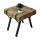 Beistelltisch HWC-L54, Kaffeetisch Nachttisch Loungetisch Couchtisch, Metall MDF 50x50x50cm ~ dunkle Wildeiche Beistelltisch HWC-L54, Kaffeetisch Nachttisch Loungetisch Couchtisch, Metall MDF 50x50x50cm ~ dunkle Wildeiche