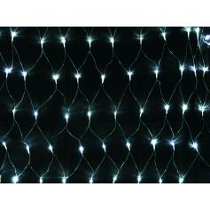 LED Lichterkette LD10, Lichternetz, für Außen und Innen ~ Kabel transparent, 240 LEDs, weiß