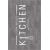 Teppich & Läufer Küche Kitchen Cook Meals Flach 7x Größen Grau 8mm HLO-JE36 ~ 120x170 cm (2,04m²)