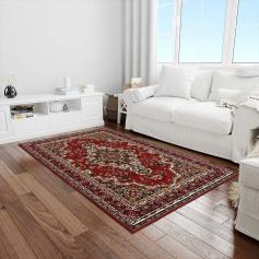Teppich & Läufer Persian Orient Flach 7x Größen Mehrfarbig 6mm HLO-JE40 ~ 160x230 cm (3,68m²)